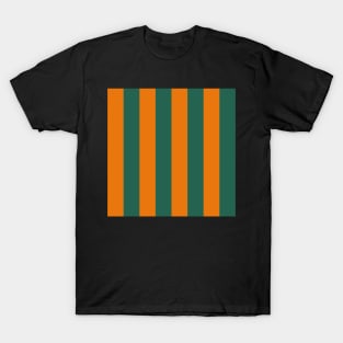 abstract gold and teal minimalist pattern T-Shirt